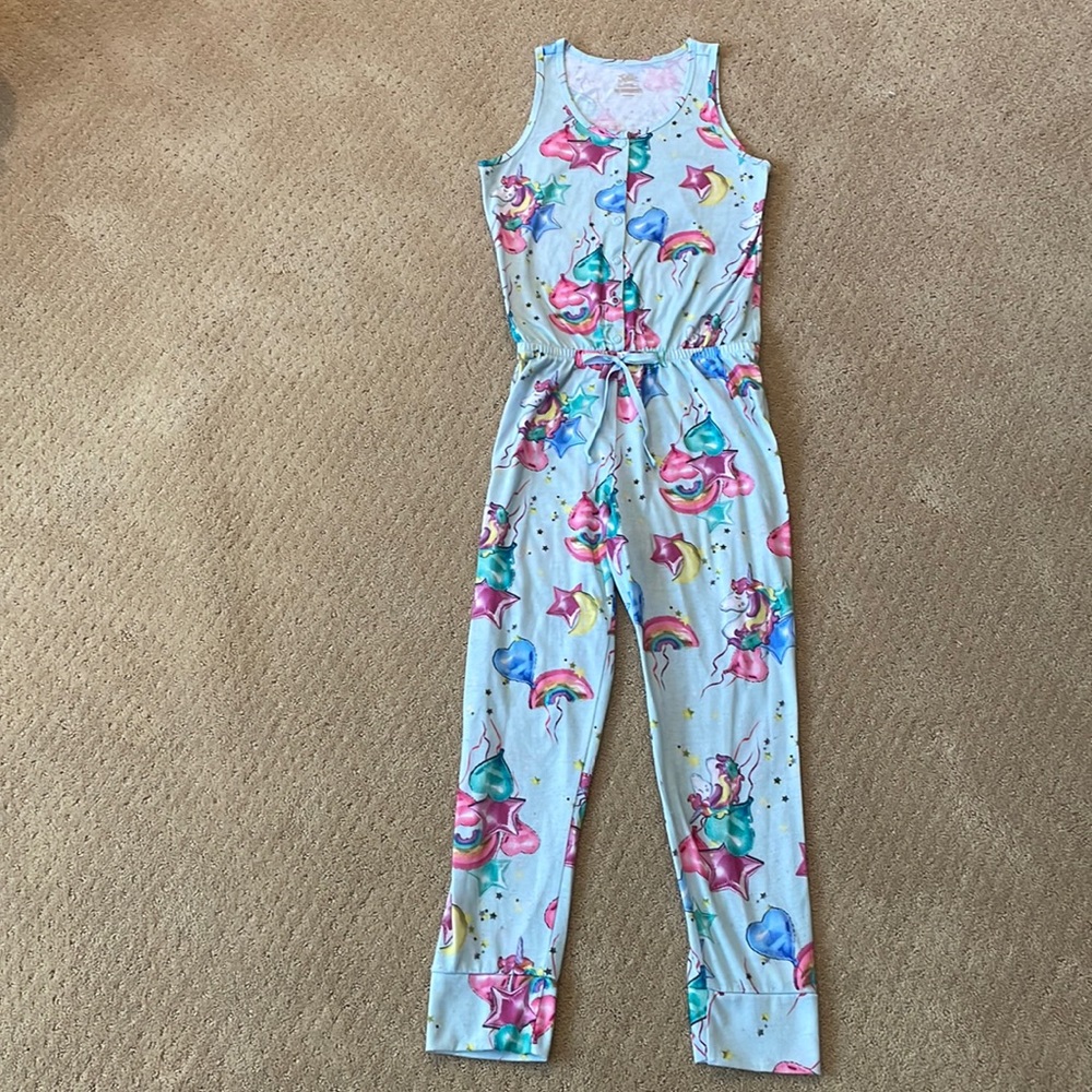 Justice one piece pajama set